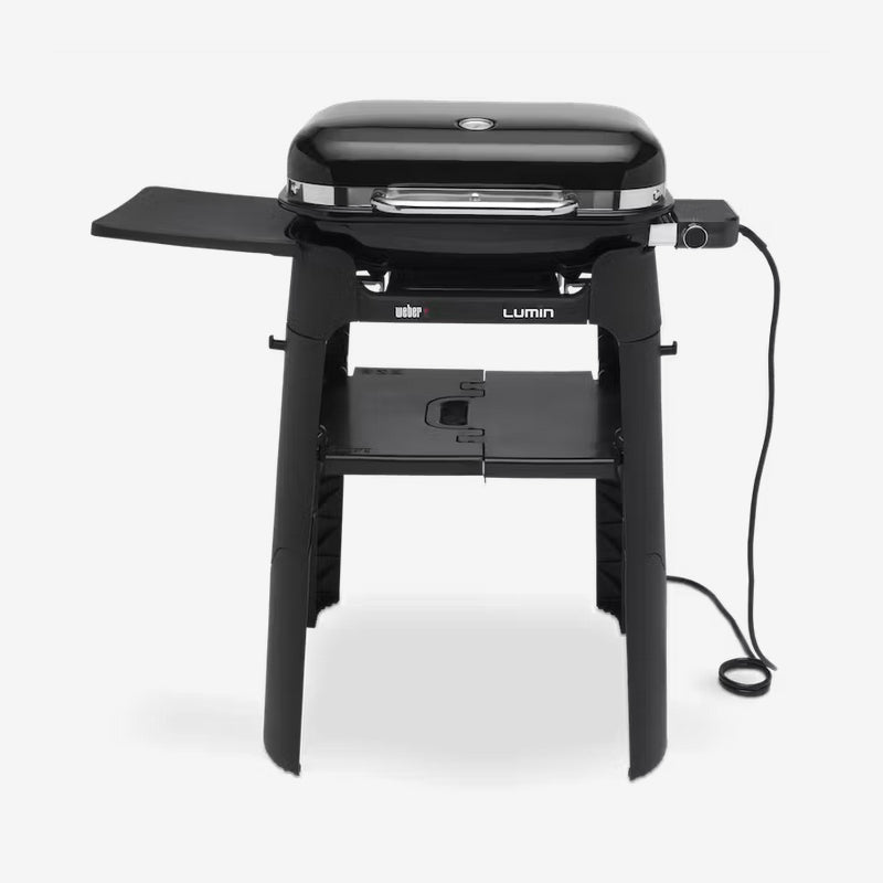 Barbacoa eléctrica Lumin con soporte Weber